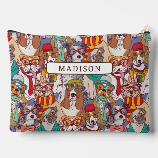 Puppy Mode Patroon Etui (Achterkant)