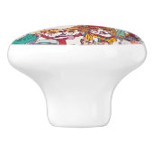 Puppy Mode Patroon Keramische Knop (Zijkant)