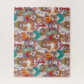 Puppy Mode Patroon Legpuzzel (Verticaal)