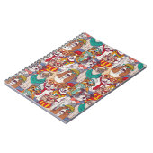 Puppy Mode Patroon Notitieboek (Linkerzijde)