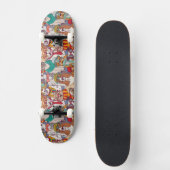 Puppy Mode Patroon Persoonlijk Skateboard (Voorkant)