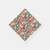 Puppy Mode Patroon Servet (Hoek)