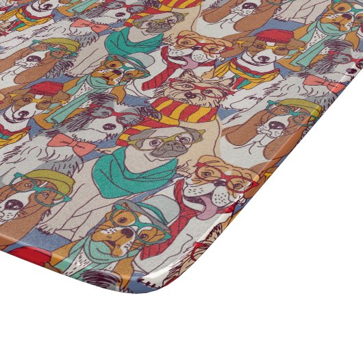 Puppy Mode Patroon Snijplank (Hoek)