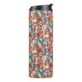 Puppy Mode Patroon Thermosbeker (Gedraaid links)