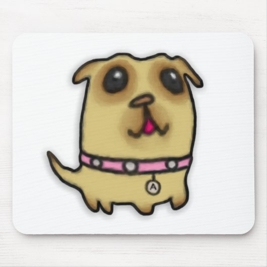 Puppy Mousepad Muismat (Voorkant)
