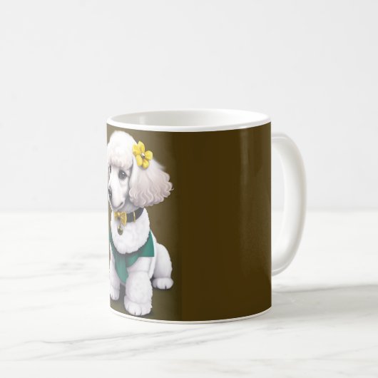 Puppy Mug - Poodle Edition Koffiemok (Voorkant rechts)