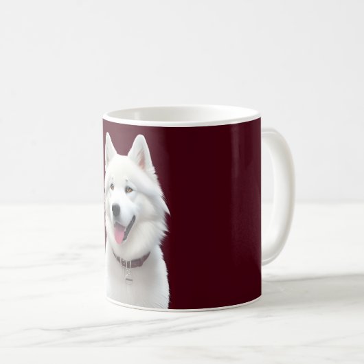 Puppy Mug - Samoyed Edition Koffiemok (Voorkant rechts)