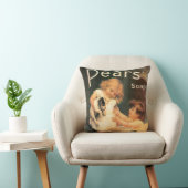 Puppy neemt een bad  Antiek Kussen (Stoel)