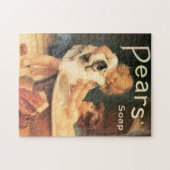 Puppy neemt een bad Antiek Legpuzzel (Horizontaal)