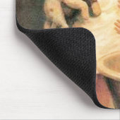 Puppy neemt een bad  Antiek Muismat (Hoek)