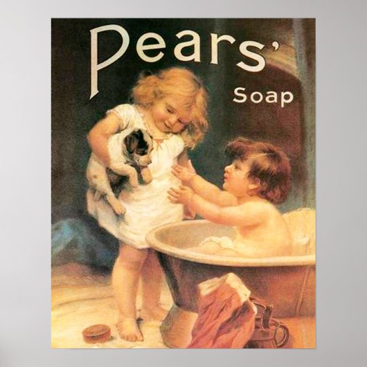 Puppy neemt een Bath Poster (Voorkant)