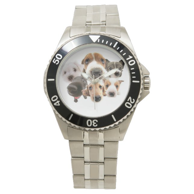 Puppy neuzen polshorloge horloge (Voorkant)