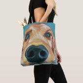 Puppy Nose Canvas tas (Dichtbij)