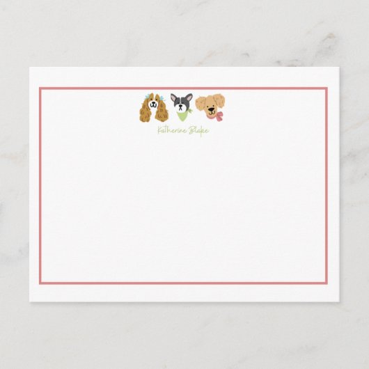 Puppy Note Kaart (Voorkant)