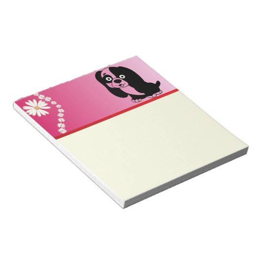 Puppy notebook notitieblok (Schuin)