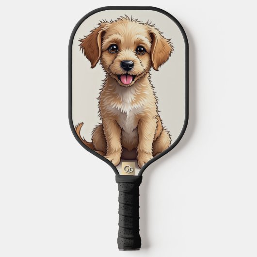 Puppy nummer één Pickleball Paddle (Voorkant)