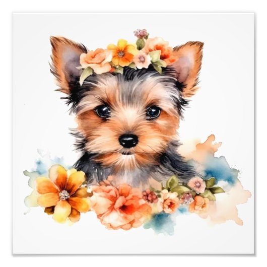 Puppy Nursery & Kinderkamer Prints Foto Afdruk (Voorkant)