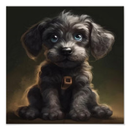 Puppy Nursery & Kinderkamer Prints Foto Afdruk