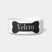 Puppy of Dog Personalized Bone Water Food Dish