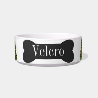 Puppy of Dog Persoonlijk kerstvoedsel Water Voerbakje