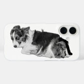 Puppy-ogen op zakformaat Case-Mate iPhone case (Achterkant (horizontaal))