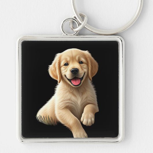 Puppy ontwerp Sleutelhanger (Voorkant)