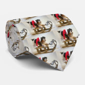 Puppy op een geleide stropdas (Opgerold)