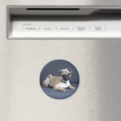 Puppy op legende bank magneet (Insitu (Vaatwasser))