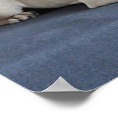 Puppy op legende bank poster (Hoek)