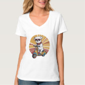 puppy op Sunset T-shirt (Voorkant)