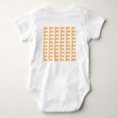 Puppy Oranje liefde Romper (Achterkant)