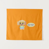 Puppy Oranje  Wandkleed (Voorkant (horizontaal))