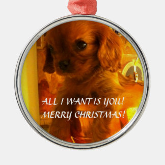 PUPPY ORNAMENT! METALEN ORNAMENT