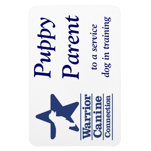 Puppy Ouder magneet (Verticaal)