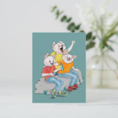 Puppy Pack Briefkaart (Staand voorkant)