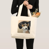 Puppy Painting Cute Beagle Tote Bag (Voorkant (product))