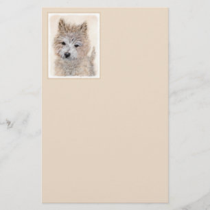 Puppy Painting van airn Terrier - Originele Dog Ar Briefpapier