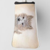 Puppy Painting van airn Terrier - Originele Dog Ar Golfheadcover (Draai 90)