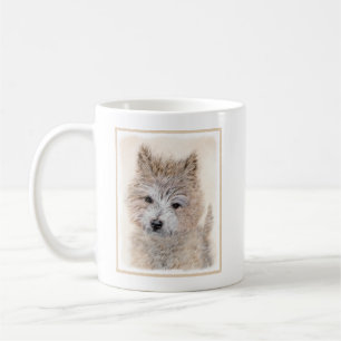 Puppy Painting van airn Terrier - Originele Dog Ar Koffiemok