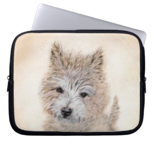 Puppy Painting van airn Terrier - Originele Dog Ar Laptop Sleeve