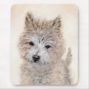 Puppy Painting van airn Terrier - Originele Dog Ar Muismat