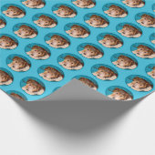 Puppy Painting van Wire Fox Terrier - Originele Do Cadeaupapier (Hoek)