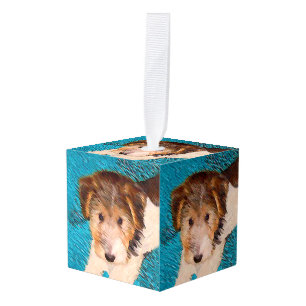 Puppy Painting van Wire Fox Terrier - Originele Do Decoratie