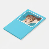 Puppy Painting van Wire Fox Terrier - Originele Do Post-it® Notes (Schuin)