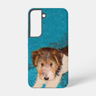 Puppy Painting van Wire Fox Terrier - Originele Do Samsung Galaxy Hoesje