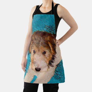 Puppy Painting van Wire Fox Terrier - Originele Do Schort