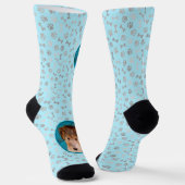 Puppy Painting van Wire Fox Terrier - Originele Do Sokken (Gebogen)