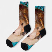 Puppy Painting van Wire Fox Terrier - Originele Do Sokken (Links)