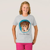 Puppy Painting van Wire Fox Terrier - Originele Do T-shirt (Voorkant volledig)