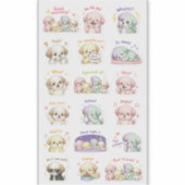 Puppy Pals – Cute Mood Sticker Pack (Voorkant)